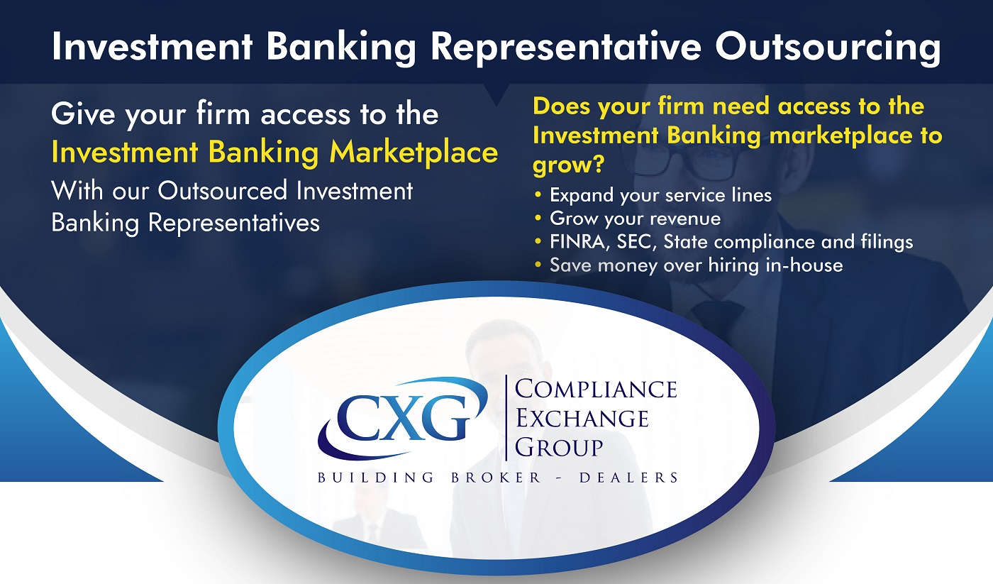 Outsourced Investment Banking Representative | Compliance Exchange Group